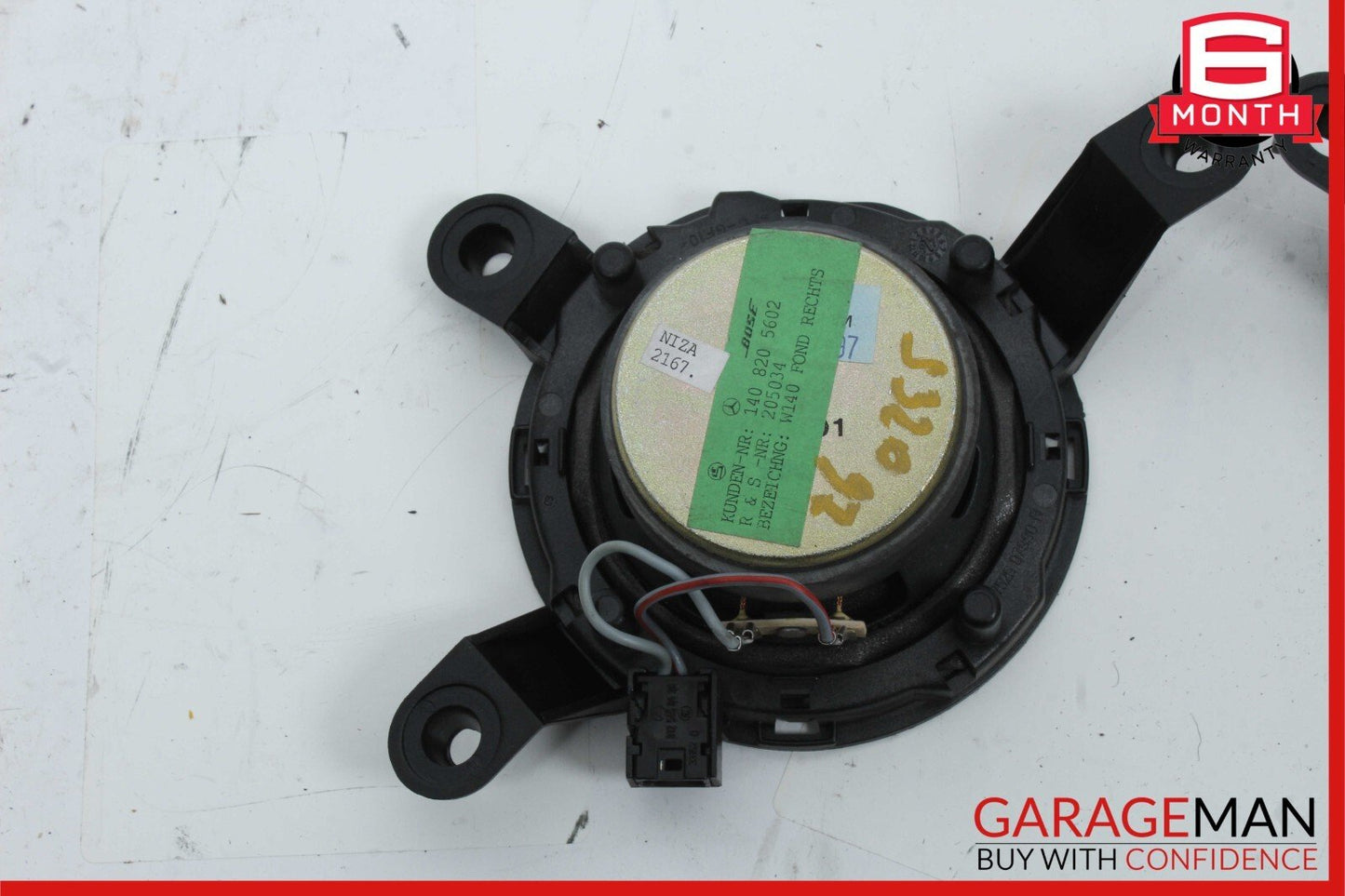 94-97 Mercedes W140 S320 Coupe Front Left & Right Side Door Audio Speaker Set