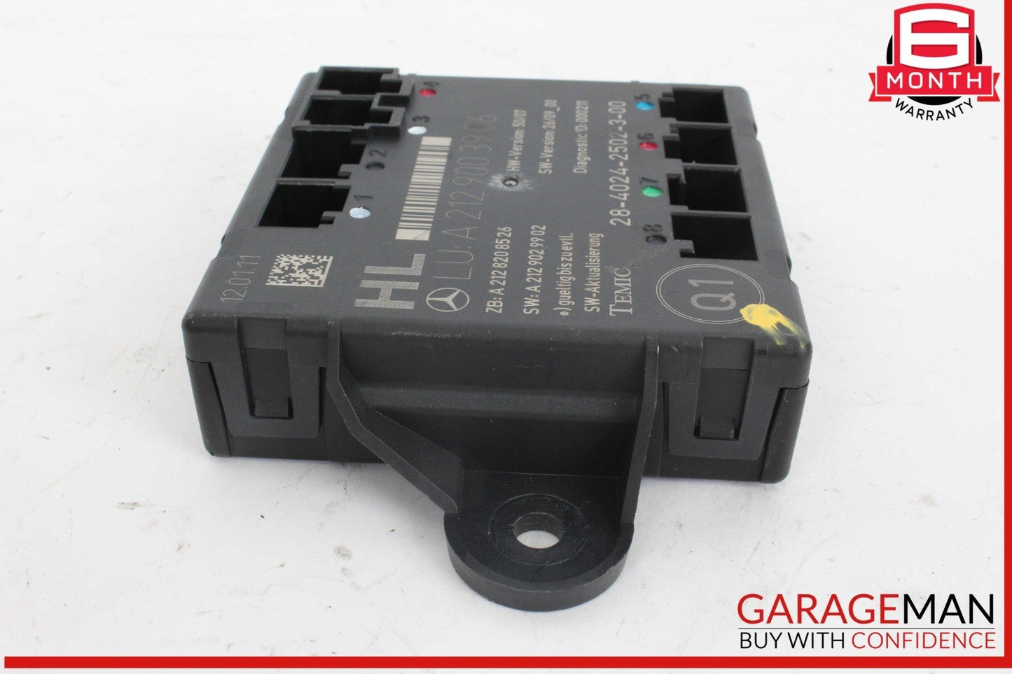 08-18 Mercedes W204 C300 Rear Left Side Door Control Module 2129003906 OEM