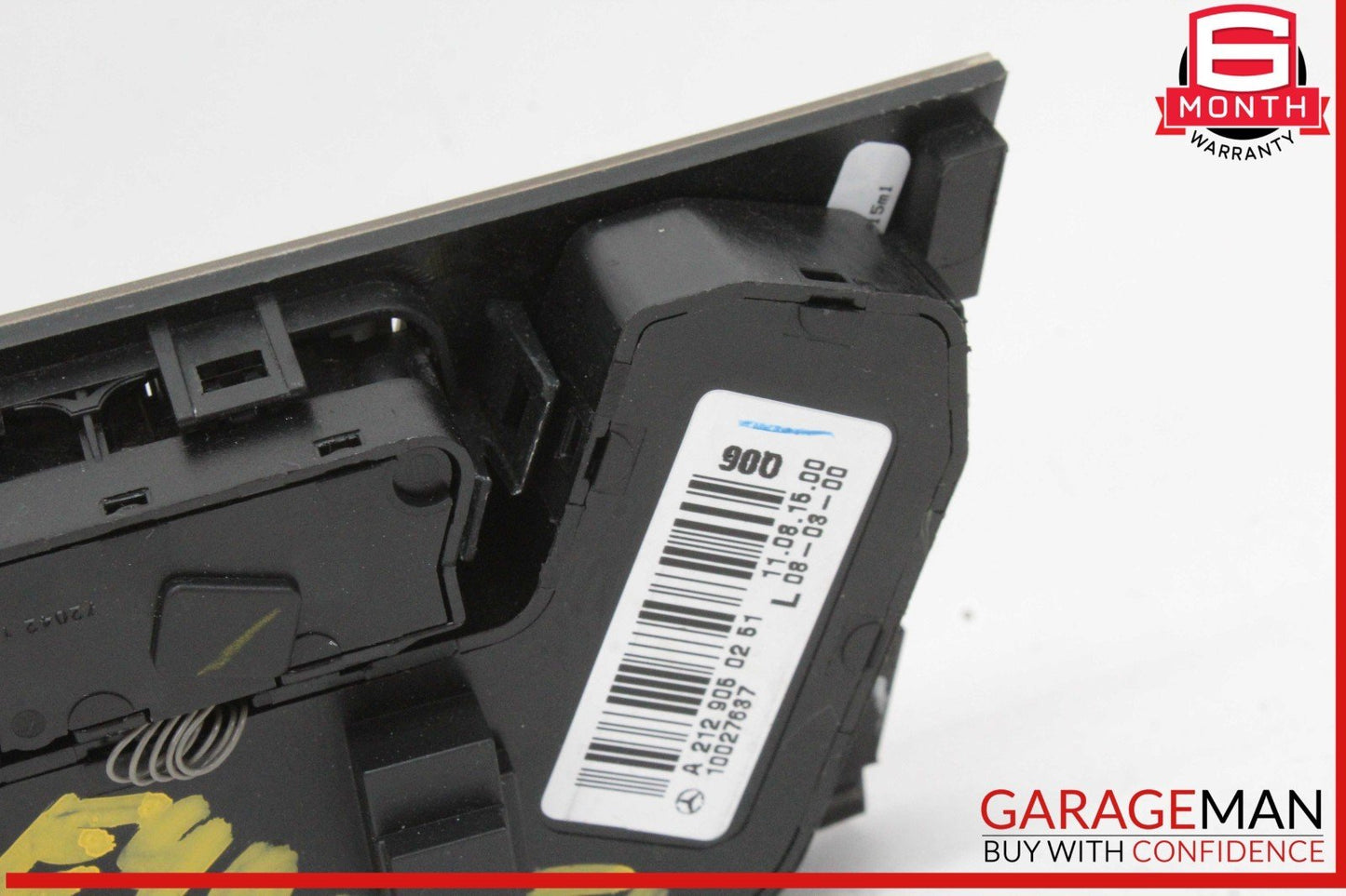 10-16 Mercedes W207 E400 E550 Front Left Side Seat Adjustment Switch w/ Trim OEM