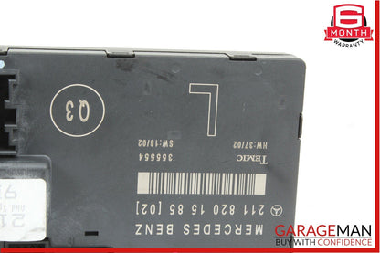 03-09 Mercedes W211 E55 AMG E350 E500 Front Left Driver Door Control Module OEM