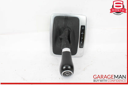 12-14 Mercedes W204 C250 Gear Shift Selector Indicator Knob Boot Assembly OEM