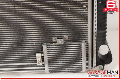 03-06 Mercedes R230 SL500 Cooling Radiator A/C Condensor Oil Cooler OEM