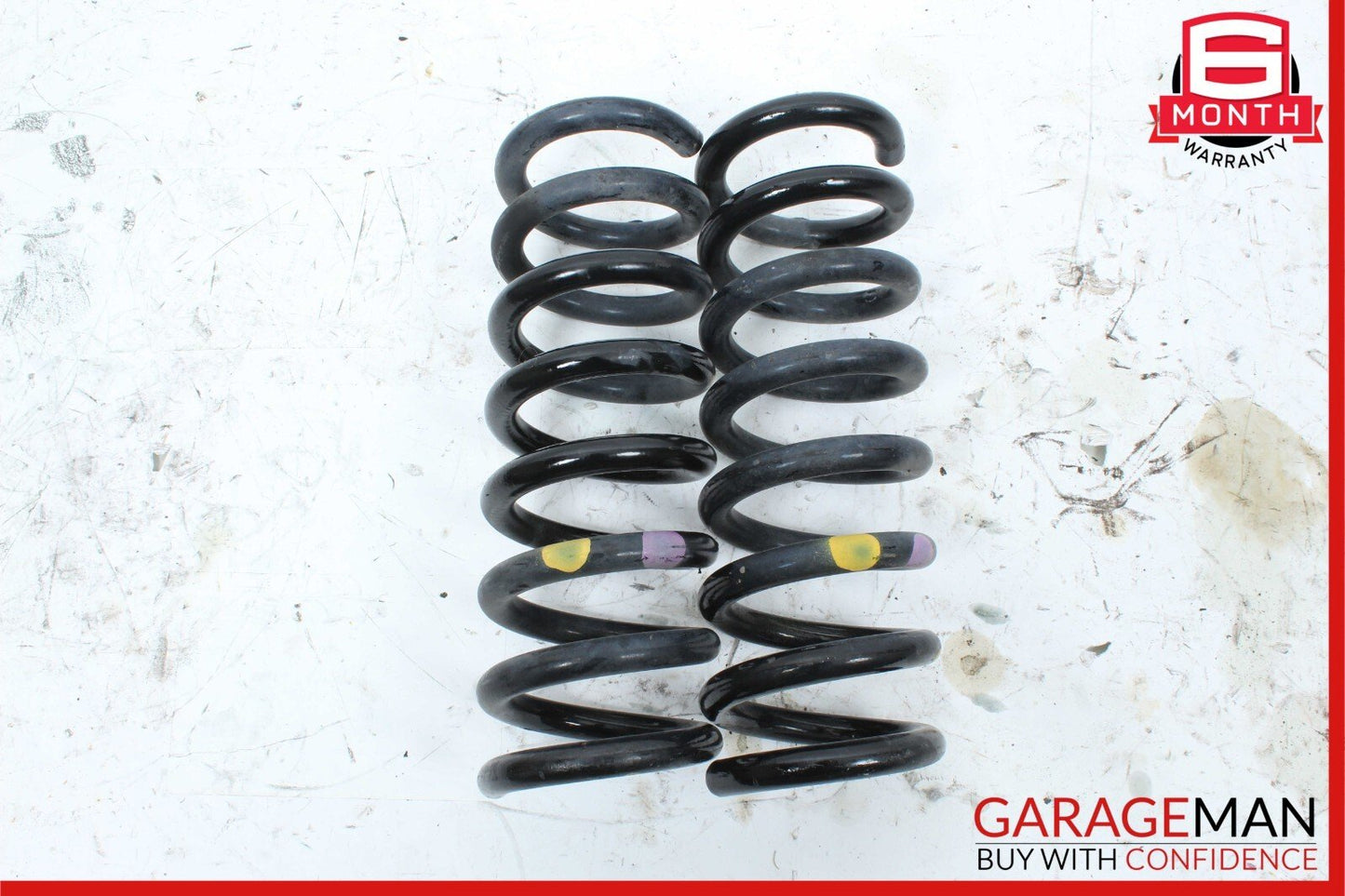 08-14 Mercedes W204 C250 Rear Left & Right Shock Absorber Coil Spring Set OEM