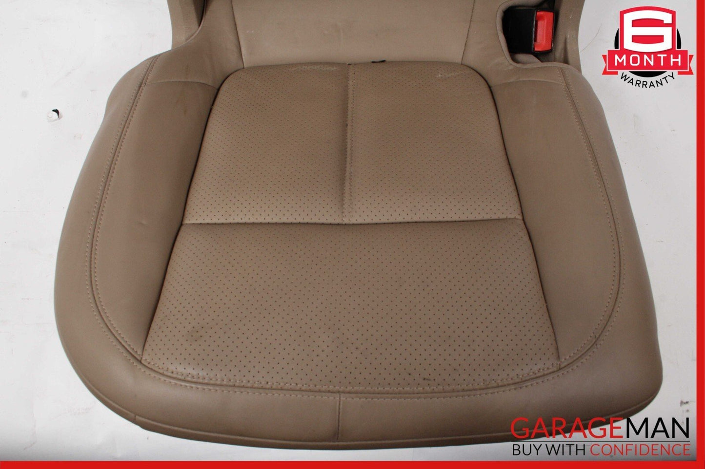 11-17 Porsche Cayenne 958 Rear Right Side Complete Seat Cushion Assembly Brown