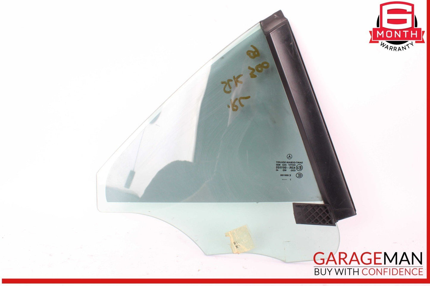 05-11 Mercedes R171 SLK300 Rear Left Side Door Quarter Window Glass OEM