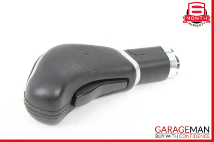 14-17 Maserati Ghibli Floor Gear Shift Shifter Knob Leather Black OEM