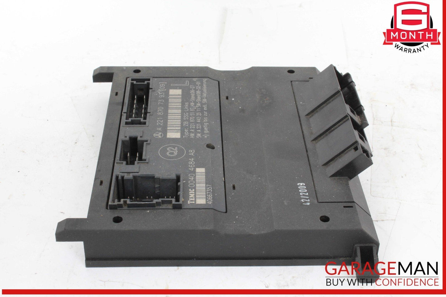 07-13 Mercedes W221 S400 Hybrid Front Left Driver Seat Control Module Unit OEM