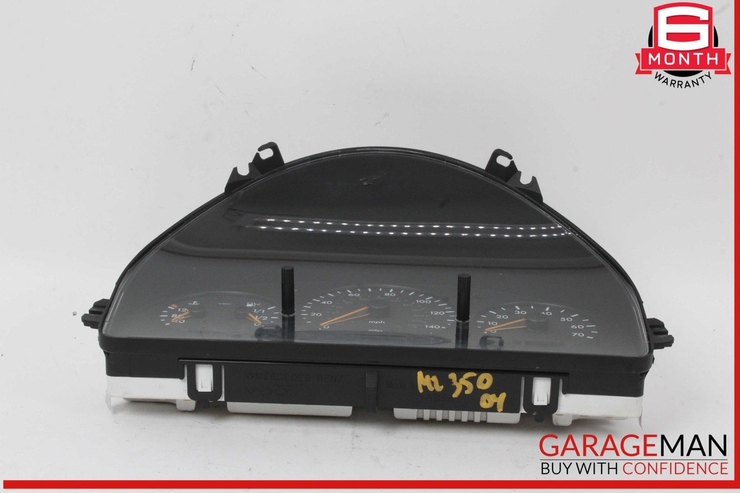 02-05 Mercedes W163 ML350 ML500 Instrument Cluster Speedometer OEM