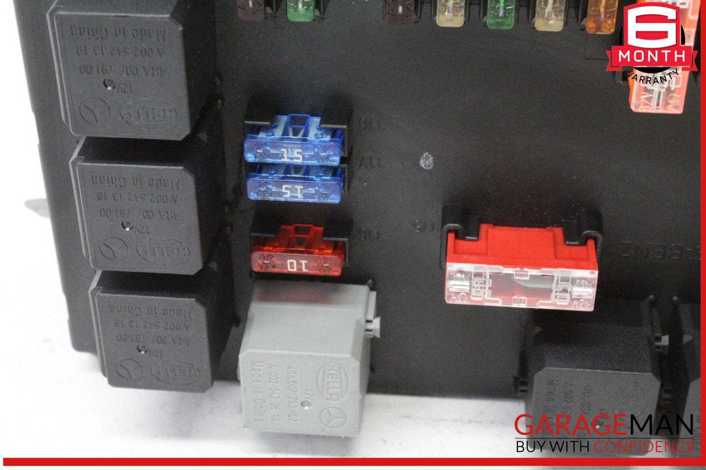 07-09 Mercedes W221 S550 CL550 Rear Trunk Relay Junction Fuse Box 2215406450 OEM