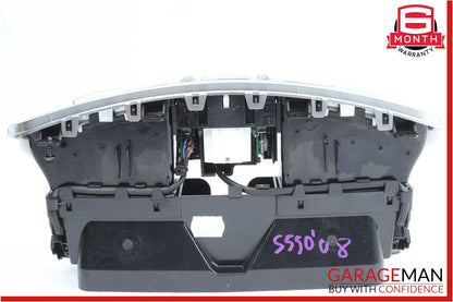 07-13 Mercedes W221 S550 S600 Dash Dashboard Air AC A/C Vent Clock Trim Assembly