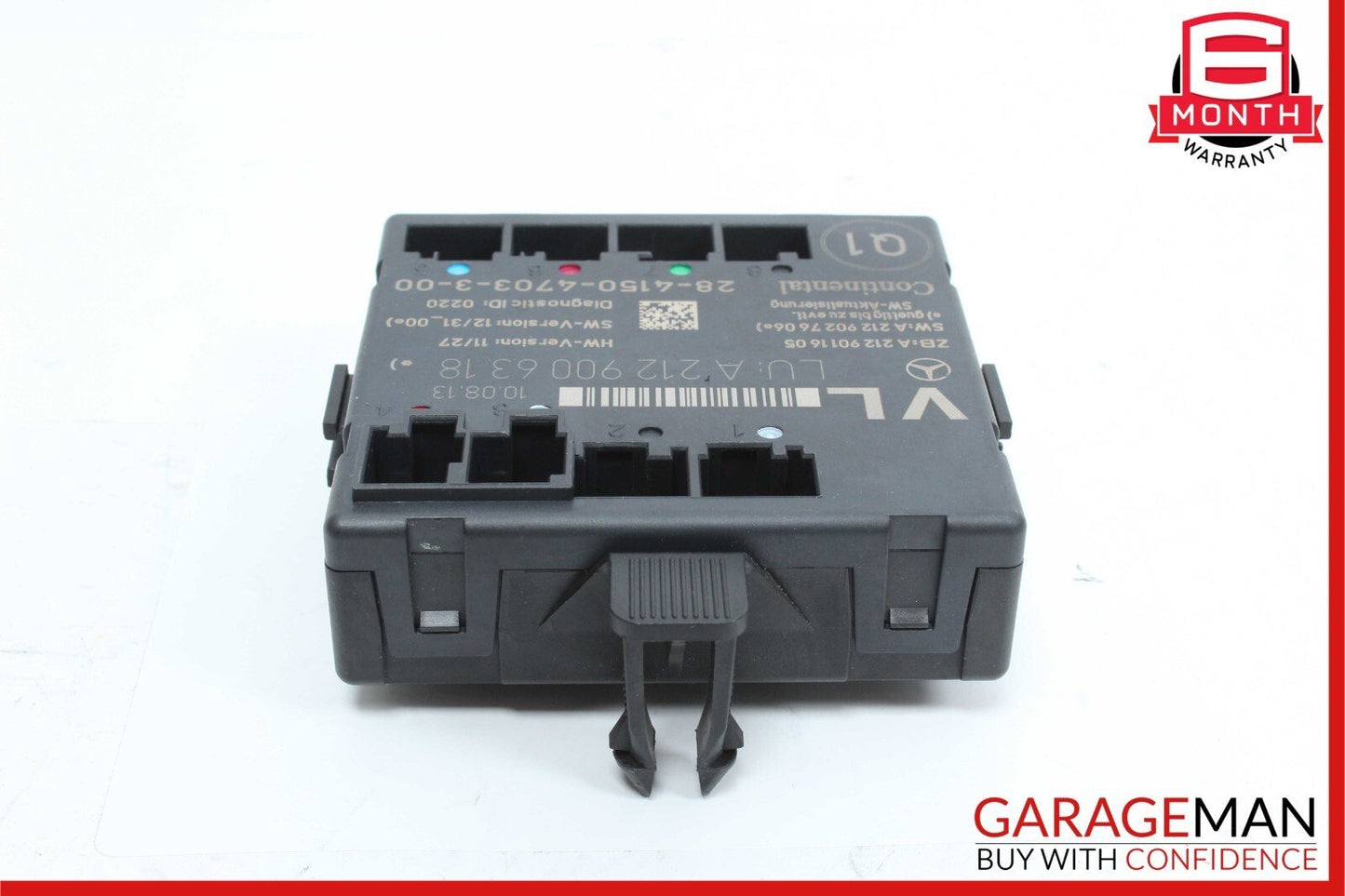08-18 Mercedes E350 SLK250 C250 E400 Front Left Side Door Control Module Unit