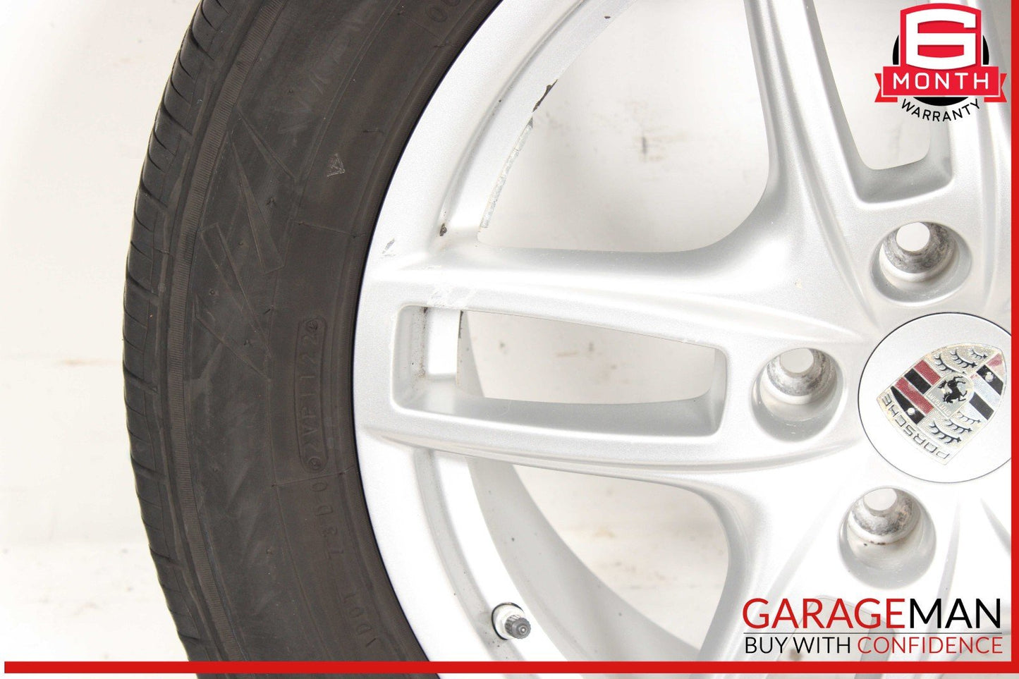 11-18 Porsche Cayenne 958 8.5Jx19 19" R19 Wheel Tire Rim Silver 7P5601025A