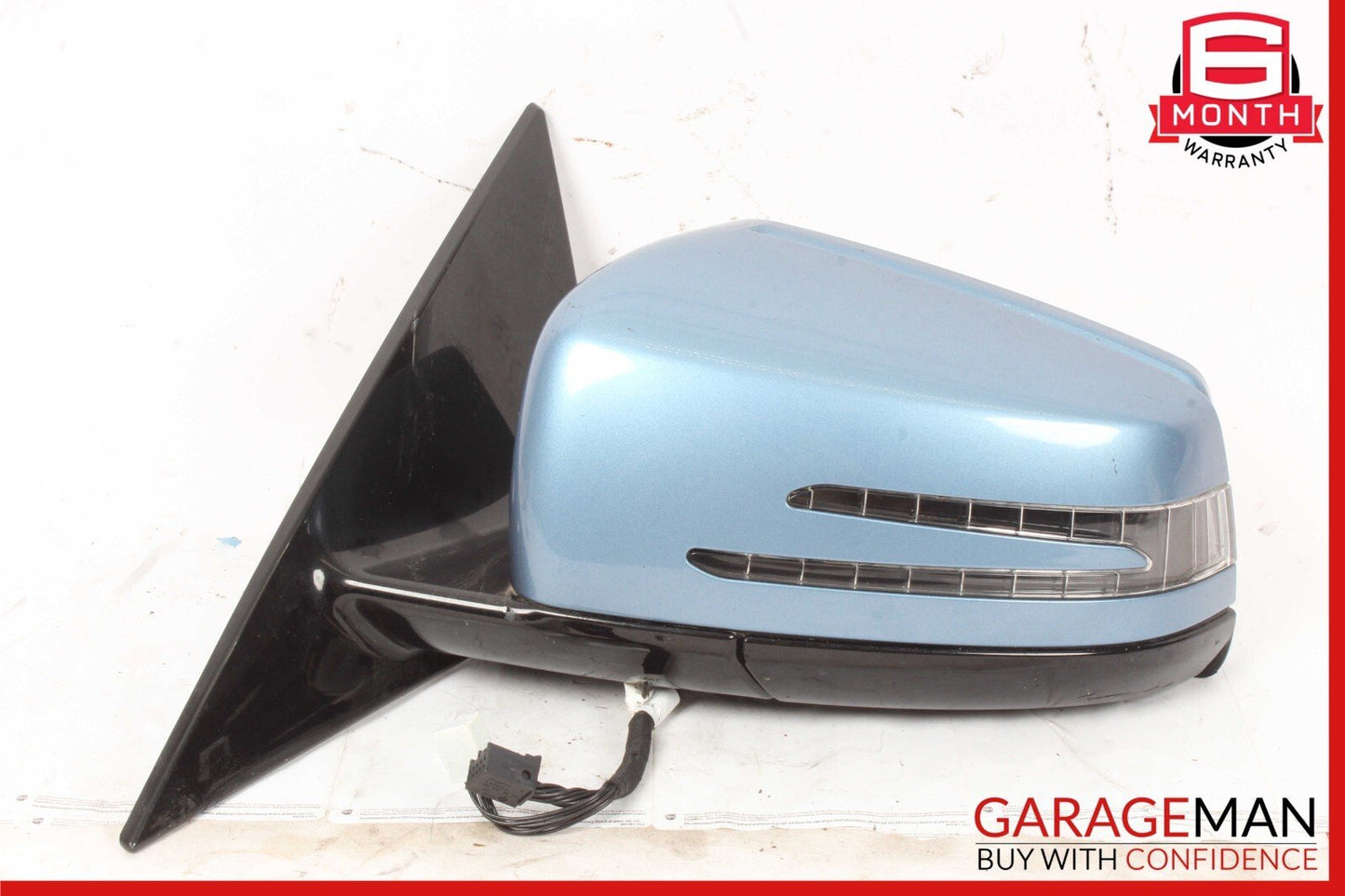 10-17 Mercedes W207 E350 E63 AMG Front Left Side Mirror Door Rear View OEM