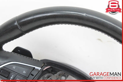 11-18 Audi A8 Front Left Side Multifunction Steering Wheel w/ Paddle Shifters