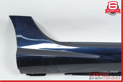 12-16 Mercedes R172 SLK350 AMG Sport Right Side Rocker Skirt Molding Panel Blue