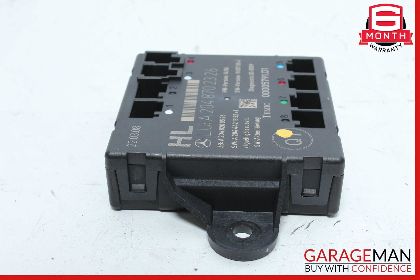 08-14 Mercedes W204 C300 C350 Rear Left Side Door Control Module 2048702326 OEM