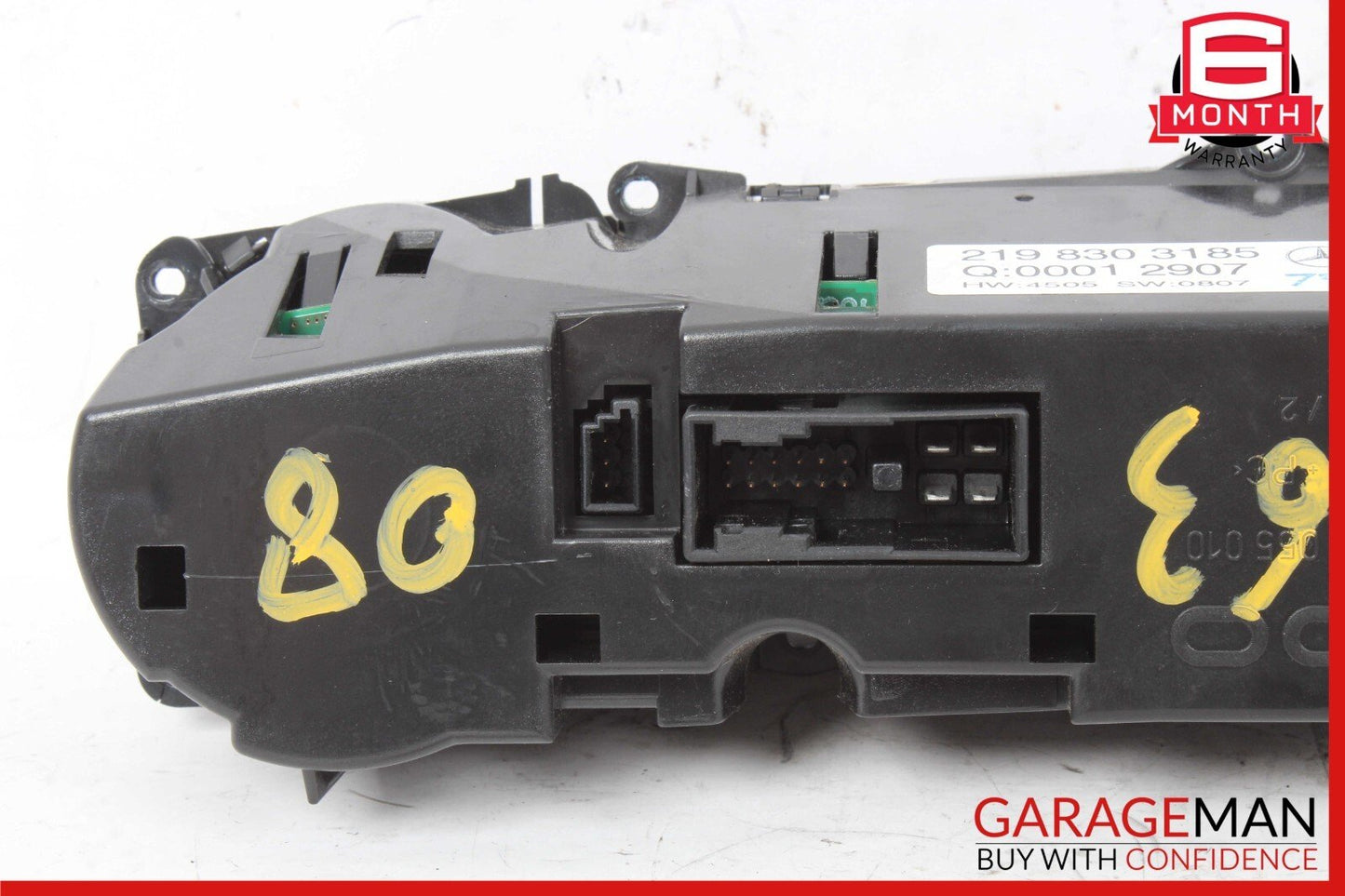 06-11 Mercedes W219 CLS550  CLS63 AMG A/C AC Heater Climate Controller Unit