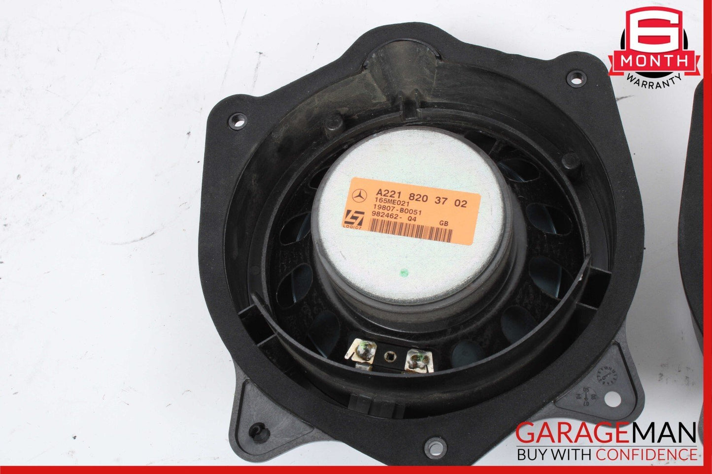 07-09 Mercedes W221 S550 S600 S63 AMG Rear Door Audio Sound Speaker Set of 2 Pc