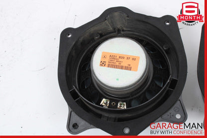 07-09 Mercedes W221 S550 S600 S63 AMG Rear Door Audio Sound Speaker Set of 2 Pc
