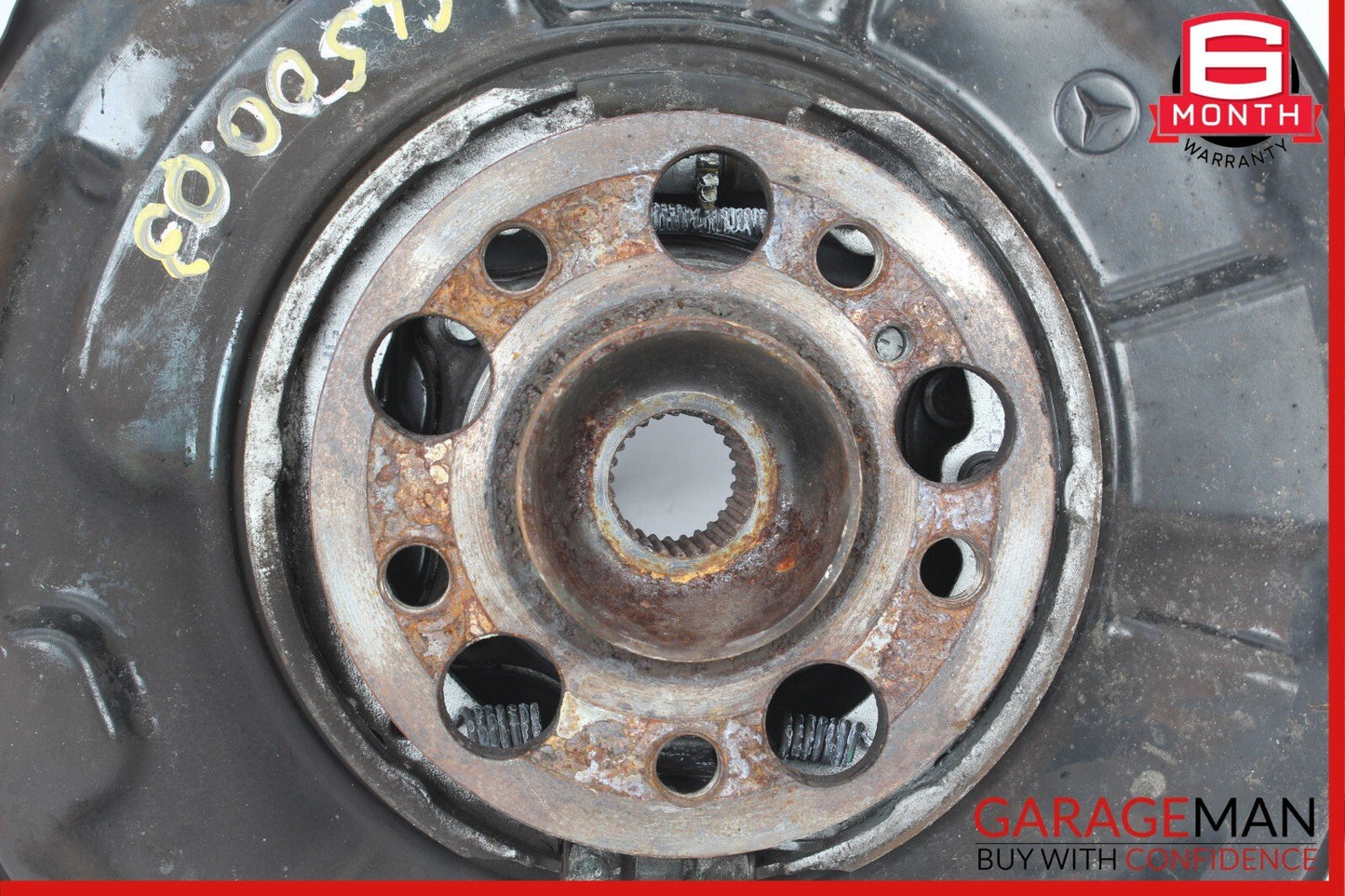 03-12 Mercedes R230 SL500 Rear Right Side Wheel Spindle Knuckle Hub Bearing OEM