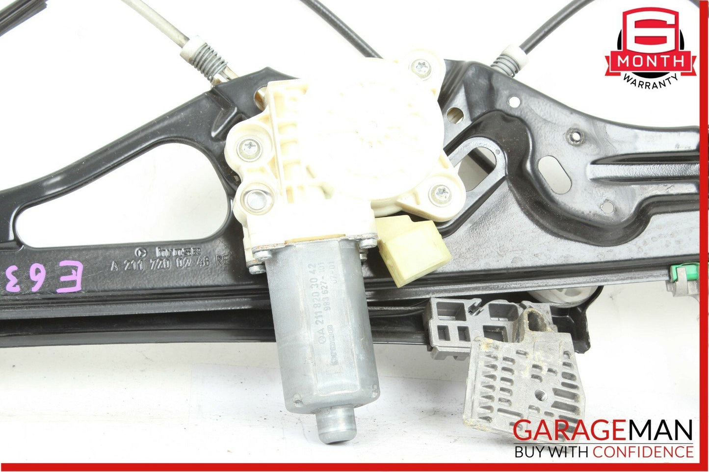 03-09 Mercedes W211 E63 AMG Front Right Side Door Window Regulator Motor
