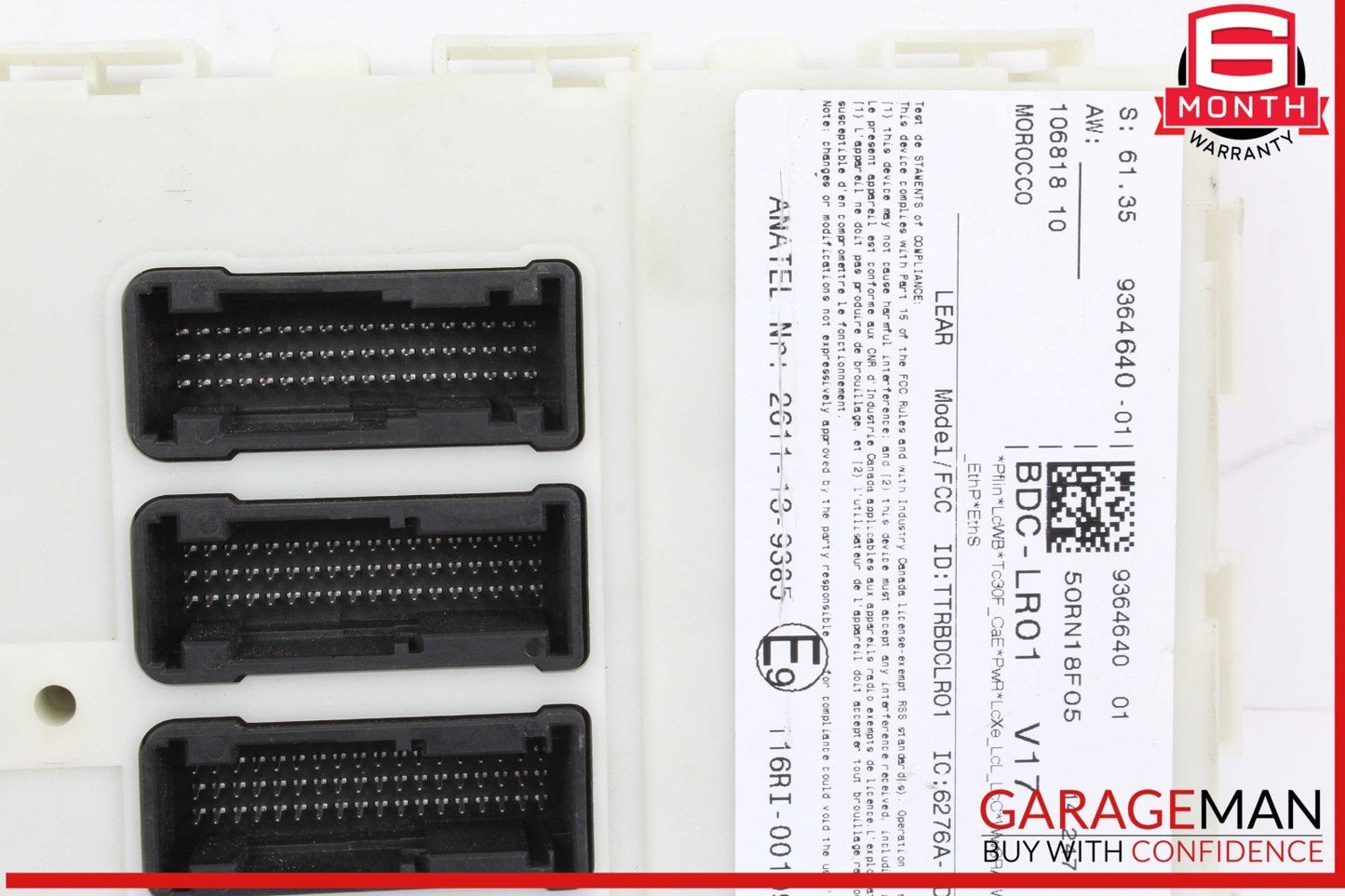14-21 Mini Cooper Body Control Junction Fuse Box Panel OEM