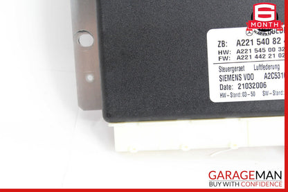 07-14 Mercedes W221 S400 CL550 Air Airmatic Suspension Control Module Unit OEM
