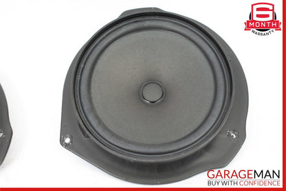 08-14 Mercedes W204 C250 C300 Rear Right & Left Side Door Sound Speakers Set OEM