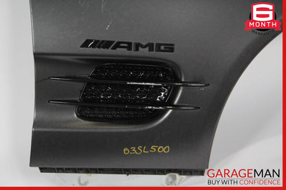 03-08 Mercedes R230 SL500 Front Right Side Wing Fender Panel Silver OEM