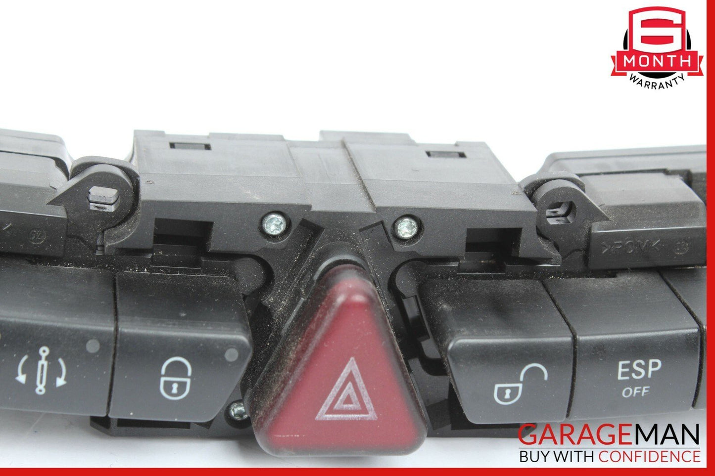 03-06 Mercedes W220 S500 Center Dash ESP Hazard Light Door Lock Switch Control