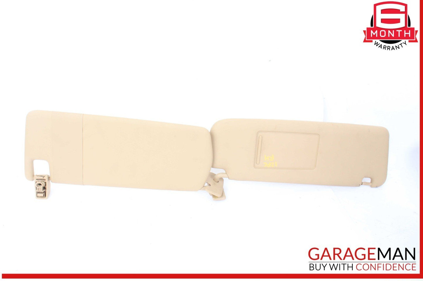 11-14 Porsche Cayenne 958 Front Right Side Sun Visor Sunvisor Beige OEM