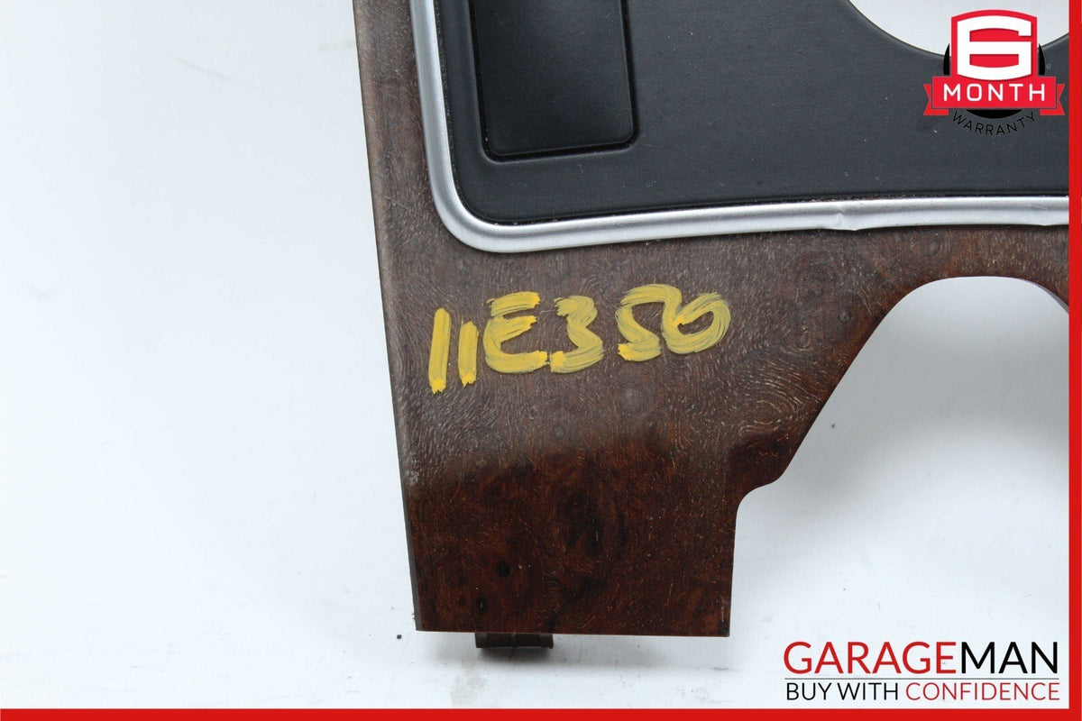 10-13 Mercedes W212 E350 E400 E550 Center Console Switch Trim Cover Bezel Wood