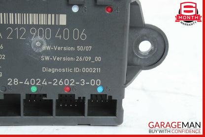 08-14 Mercedes W212 E350 C300 Rear Right Passenger Side Door Control Module OEM