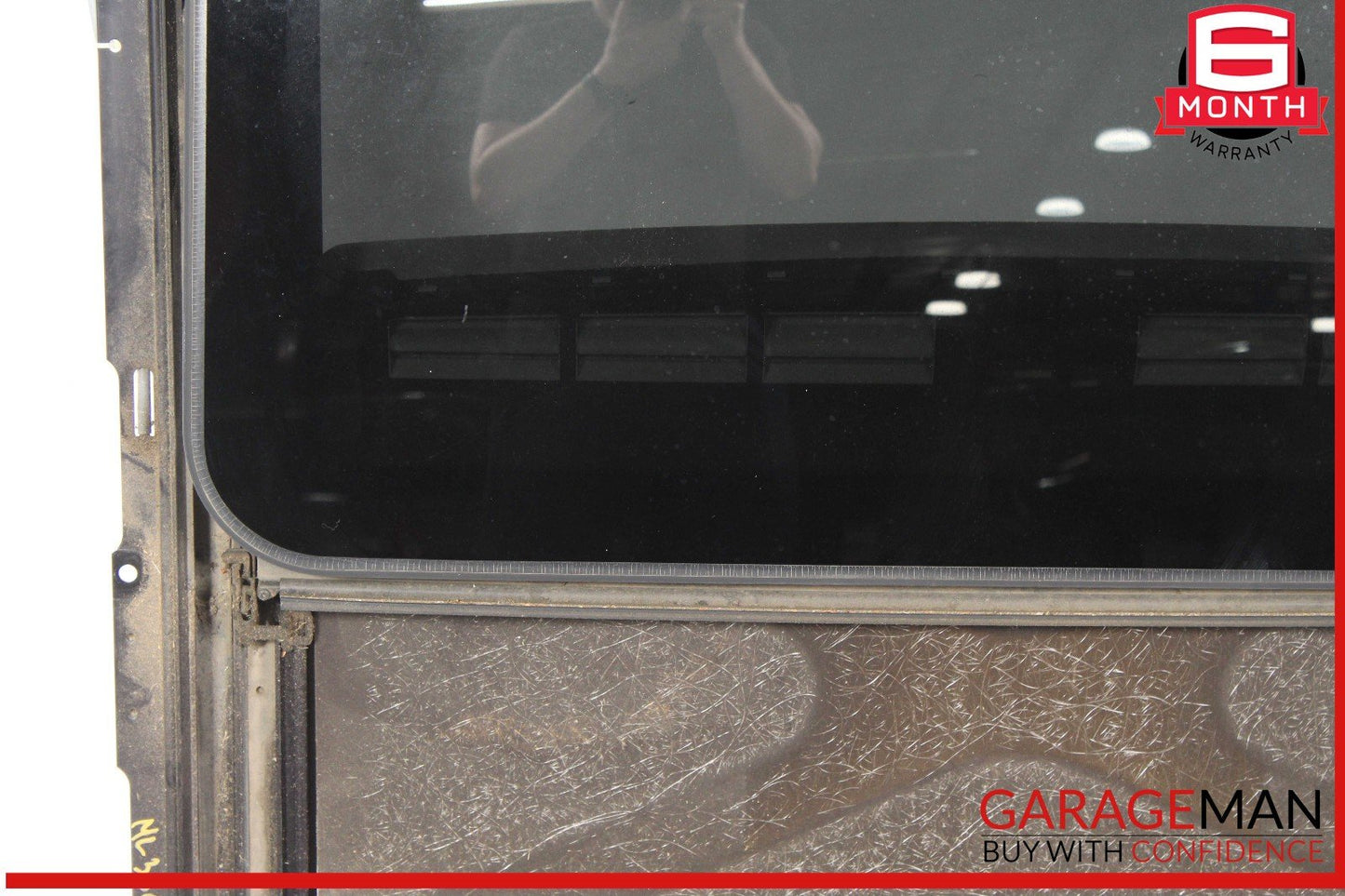 06-12 Mercedes GL550 ML320 Top Upper Sunroof Sun Roof Frame Rail Glass Assembly