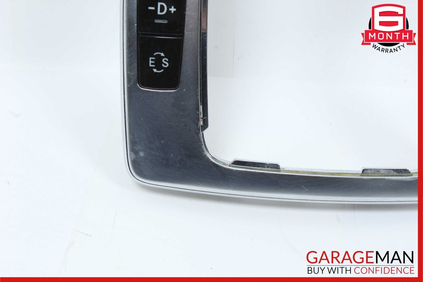08-14 Mercedes E350 C250 GLK350 Center Console Shift Shifter Bezel Trim Silver