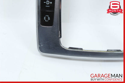 08-14 Mercedes E350 C250 GLK350 Center Console Shift Shifter Bezel Trim Silver