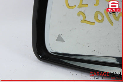 12-15 Mercedes W204 C250 Front Left Side Door Rear View Mirror w/ Blind Spot OEM