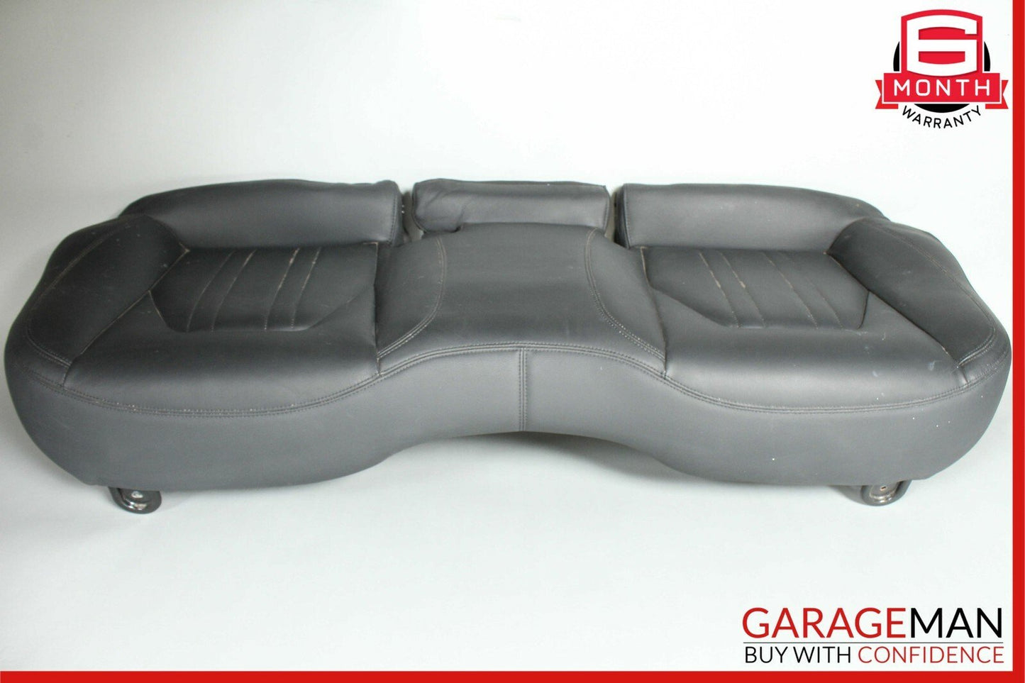 14-17 Maserati Ghibli Rear Lower Bottom Bench Seat Cushion Cover Black OEM