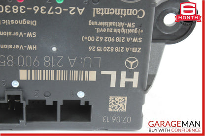 14-16 Mercedes W212 E350 CLS350 Rear Left Door Control Module 2189008500 OEM