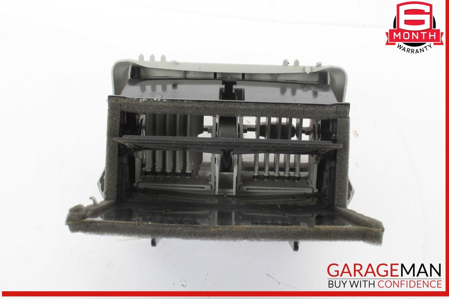 01-07 Mercedes W203 C230 Center Console A/C AC Heater Air Vent Trim Gray OEM