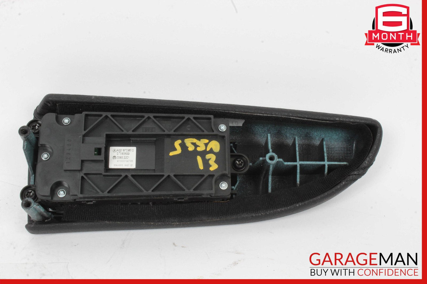 10-13 Mercedes W221 S550 S450 Rear Left Side Window Control Switch Black OEM