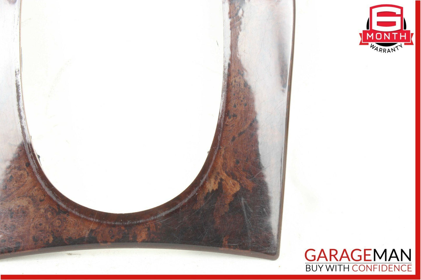 00-06 Mercedes W220 S500 S55 AMG Center Console Shift Shifter Trim Bezel Wood