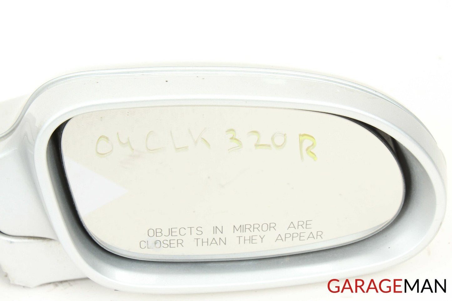 03-09 MERCEDES W209 CLK320 FRONT RIGHT SIDE MIRROR DOOR REAR VIEW SILVER OEM