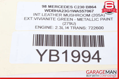 98-00 Mercedes W202 C230 C280 ABS ESP Anti Lock Brake Control Module Unit OEM
