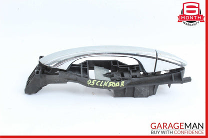 03-09 Mercedes W209 CLK500 Front Right Side Exterior Door Handle Silver OEM