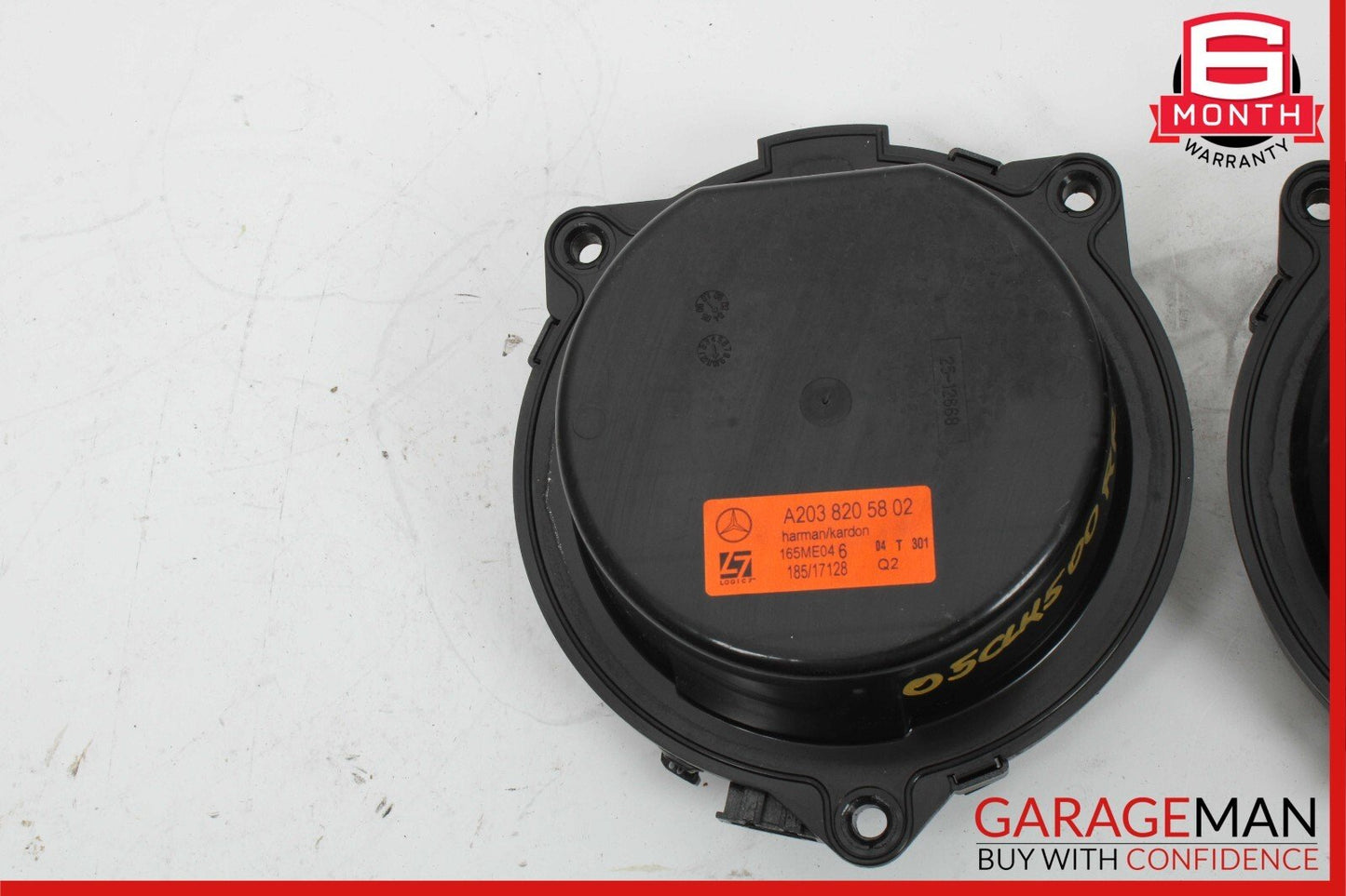 03-09 Mercedes W209 CLK500 C350 Rear Door Audio Sound Speaker Set of 2 Pc OEM