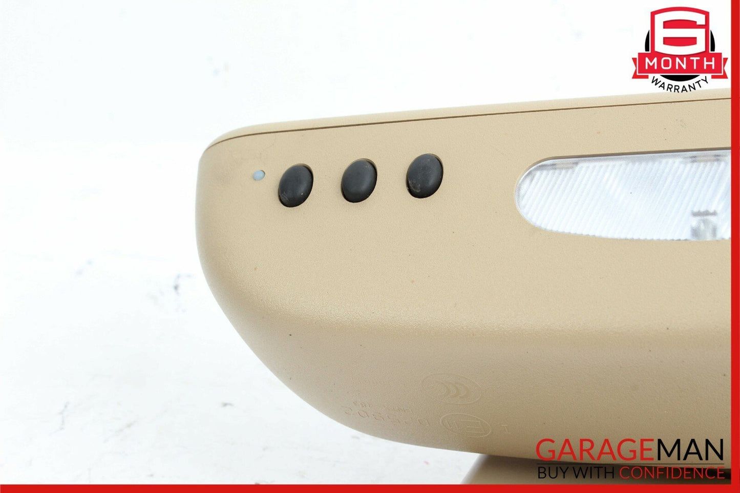 07-09 Mercedes W221 S550 S65 AMG Top Upper Rear View Mirror Brown 2218110007 OEM