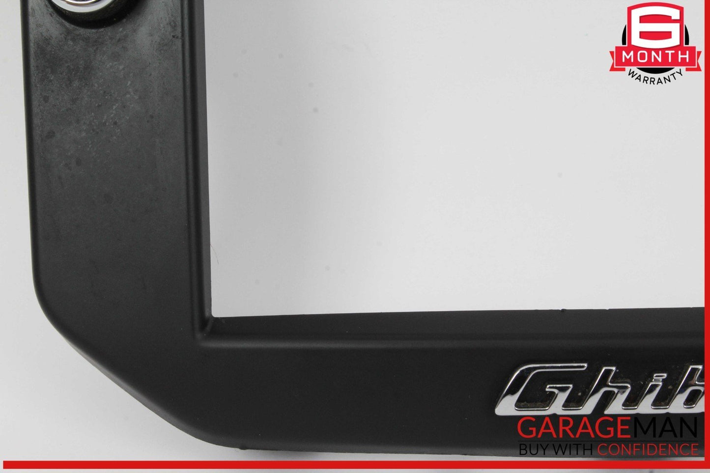 14-17 Maserati Ghibli S Dashboard Dash Display Screen Trim Bezel Cover Black OEM