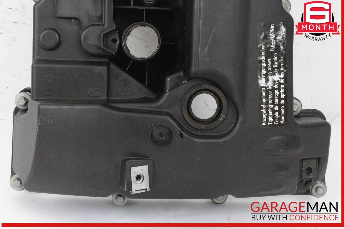 07-13 BMW X3 X5 F25 Engine Valve Cover Black 7552281 OEM