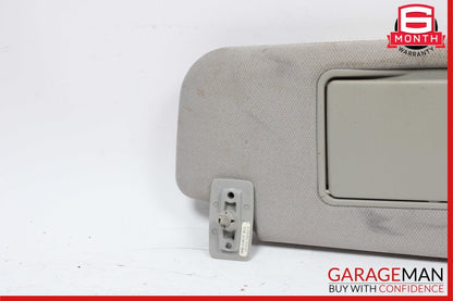 06-11 Mercedes W219 CLS550 Front Right Side Sun Visor Sunvisor Shade Suede Grey